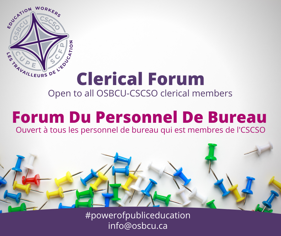 Clerical Classification Forum